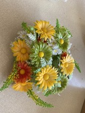 Vintage Plastic Floral Candle Ring Centerpiece 10” Spring Flowers  Sealed Bag