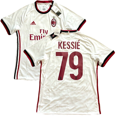 Maglia Away 2017/18 AC Milan #79 Kessie Medium Adidas Soccer Fly