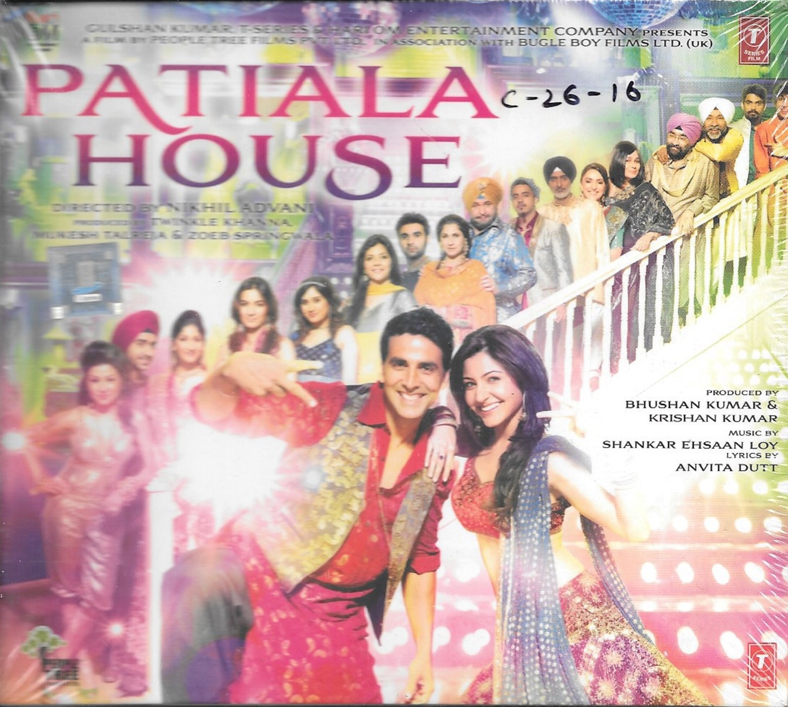 PATIALA HOUSE - BRAND NEW BOLLYWOOD SOUNDTRACK CD SONGS - FREE UK POST