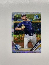 2019 Bowman Chrome Prospect Speckle Refractor BCP10 Adrian Morejon /299 Padres