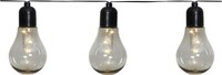 Star Glow Deko Party Garten Lichterkette 10 Birnen 30 Ww Led Batterie IP44 Timer