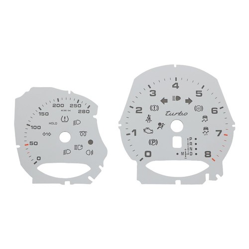 Porsche 981 982 (718) Boxster / Cayman / Macan Turbo Gauge Face 280KM/H - Picture 2 of 4