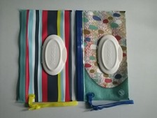 Huggies Clutch N Clean Refillable Travel Pouch Baby Wet Wipes Set of 2 EMPTY 