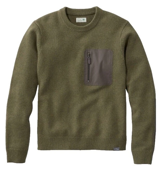 L.L. Bean 100% Cotton Crewneck Sweaters for Men