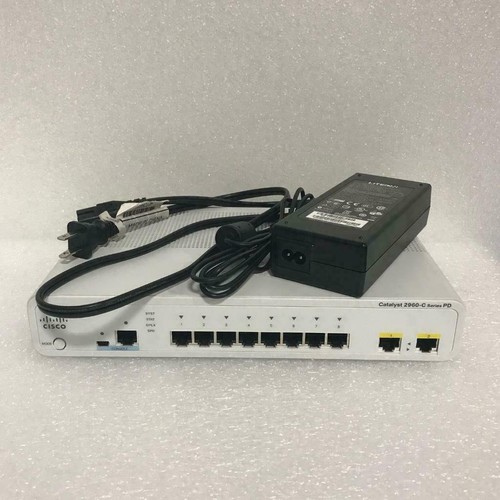 Cisco Catalys WS-C2960CPD-8PT-L- Cisco Catalyst included power supply - 第 1/5 張圖片
