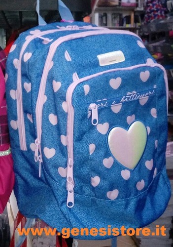 Zaino scuola advanced CAMOMILLA CUORI e BATTICUORI collezione SEVEN 2020/21  | eBay