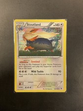 Stoutland 122/149, Holo Rare, 2012 Boundaries Crossed, LP - Pokemon TCG