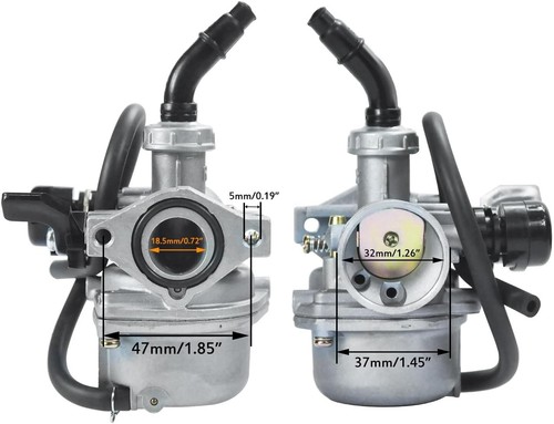Carburetor Carb Air Filter Throttle Handle Grips Cable for ATV Dirt Bike Go - Bild 3 von 9