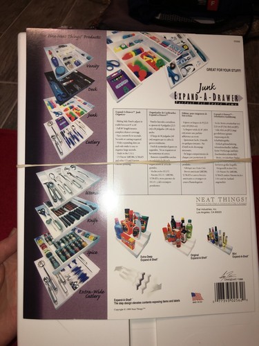 New Dial Industries Craft Junk Store Expand-A-Drawer, 9.5" x 16" x 2,25" White - Picture 4 of 4