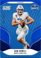 2022 SCORE NFL DRAFT SHOWCASE PARALLEL #D4 SAM HOWELL 040/100