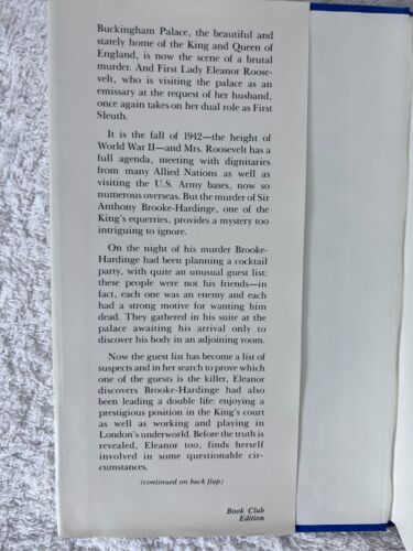 Elliott Roosevelt, Ein Eleanor Roosevelt Mystery, 5 Bände; New Deal For Death - Bild 4 von 21