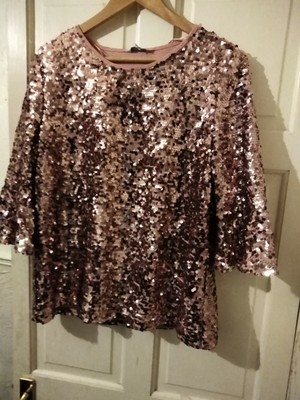 sequin party tops with sleeves