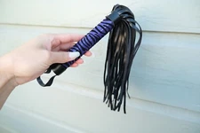 4 Color Leather Whip Flogger Spanking Paddle for BDSM Crop Slave Adult Tassel