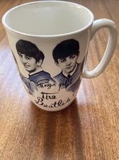 Original Vintage 1960s The Beatles Coffee Mug Made In England Mint Condition
