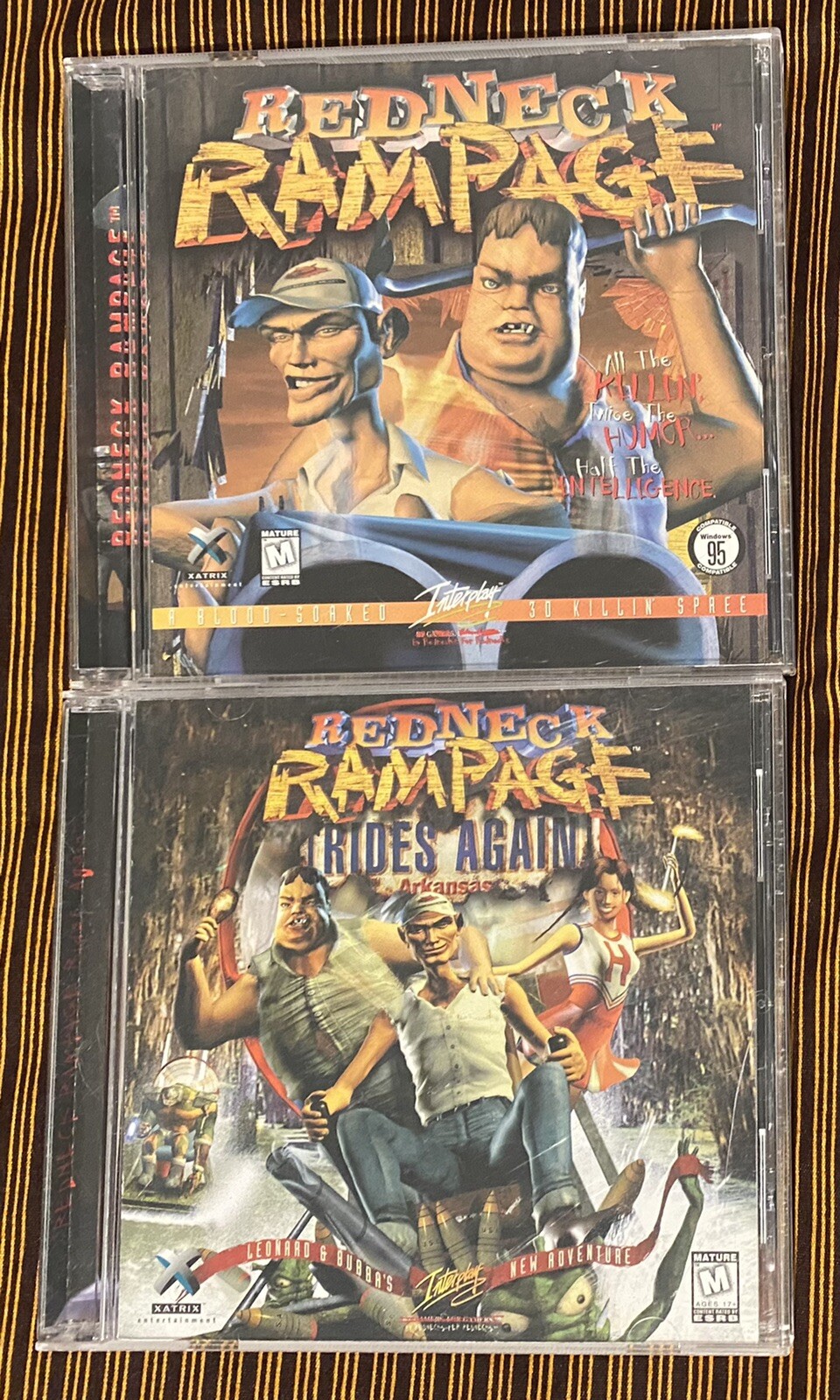 LOT OF Redneck Rampage & Redneck Rampage Rides Again (2 games) PC (1997 ...
