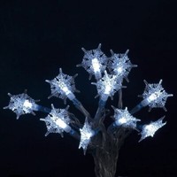 Led Lichterkette 20Er Schneeflocke Kaltweiß Batteriebetrieb 1261-203