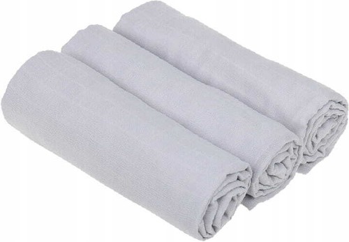 Squares Baby Muslin Nappies Soft Cloth Diaper Bibs Colourful 100% Cotton 3-PACK - Bild 34 von 36