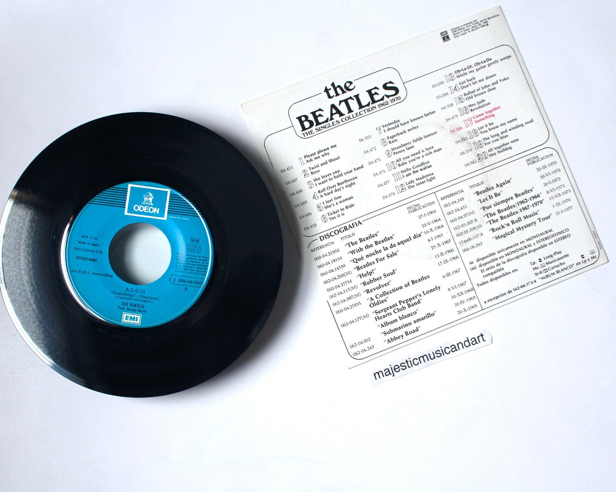 輸入盤７インチGeorge Harrison When We Beatles GEORGE HARRISON THE BEATLES SOMETHING 7 INCH VINYL COME