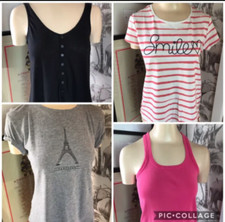 Joblot Bundle 4 Tops T-shirts Fits Size 8