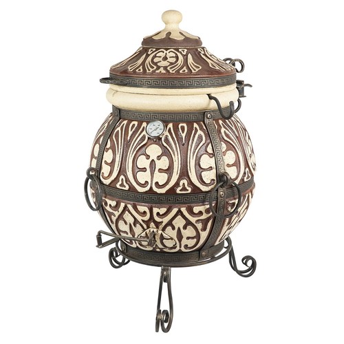 Tandoor Premium „All-in-One“ Keramik-, Schamott Ofen, Tandyt Grill Smoker BBQ - Bild 80 von 122