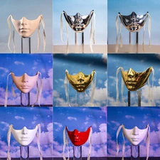 Resuable Half Face Mask Themed Stage Masquerade Costume Accessory Props Cosplay