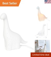 Contemporary White Dinosaur Table Lamp   Perfect for Living Spaces  Nurseries