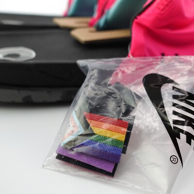 Nike BeTrue Offcourt Slide Pink Black Pride LGBTQ Slides  display picture 3