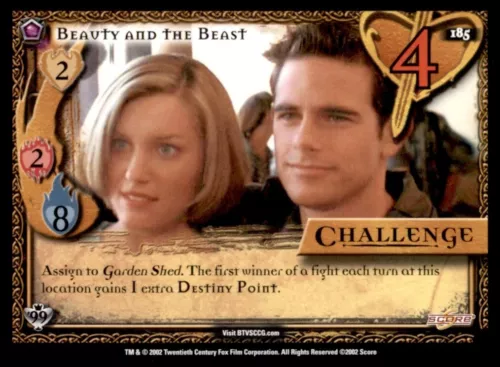 Score 2002 - Buffy the Vampire Slayer CCG - Class of '99 Beauty Beast No. 185
