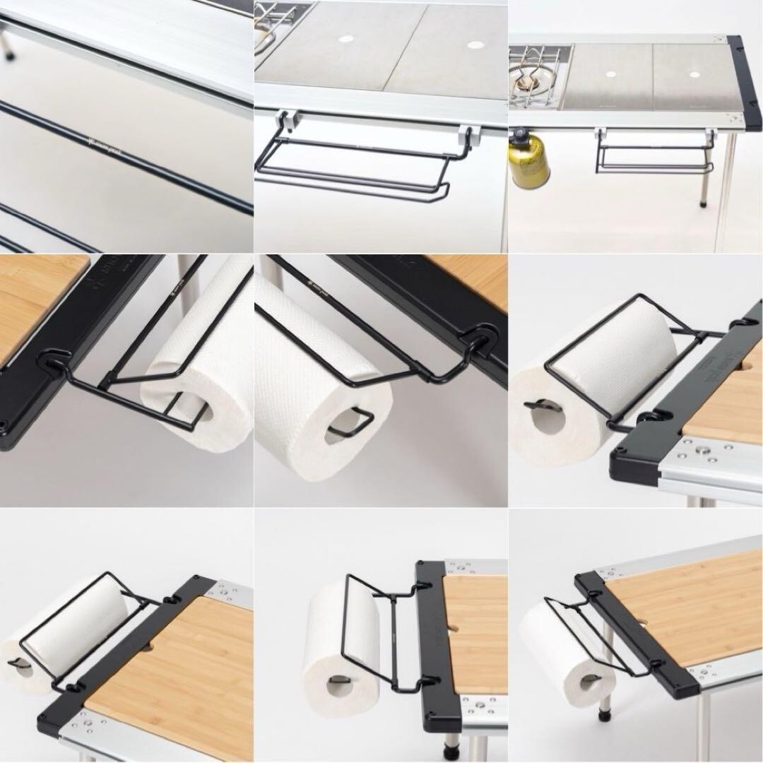 Snow Peak IGT Kitchen Paper Holder Black Seppousai 2023