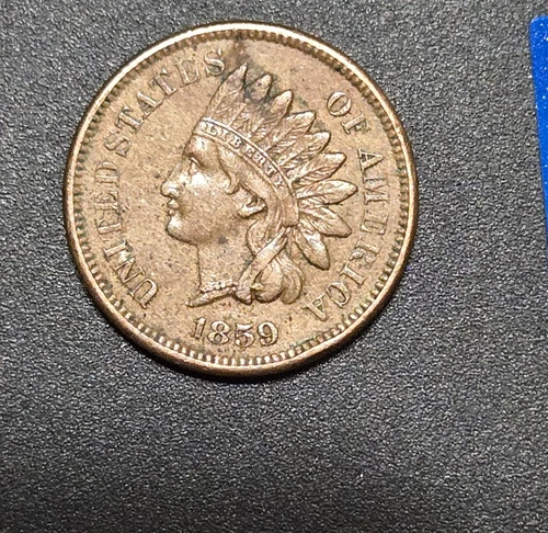 1859 Indian Head Cent XF H131