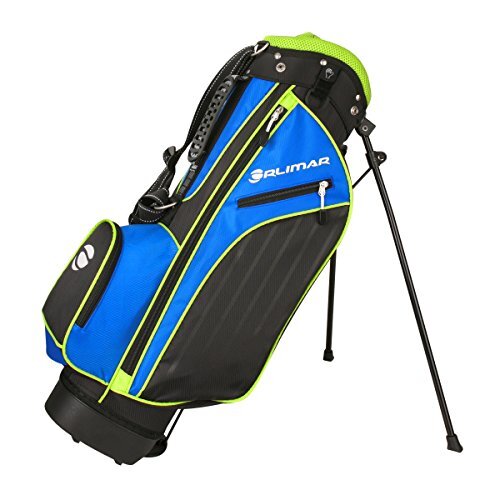 Golf ATS Junior Golfständertasche für Jungen von 5-8, blau/limette - Bild 1 von 6