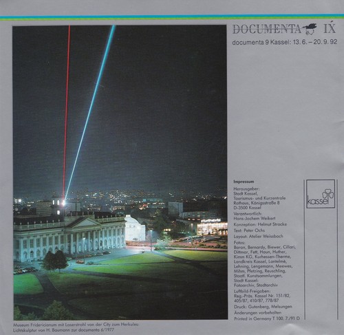 Kassel illustrierter Reiseprospekt aus 1992 - Bild 2 von 2