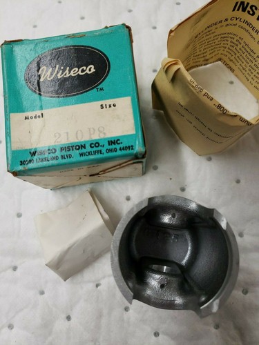VINTAGE WISECO PISTON 210P8 CARABELLA 125cc - Foto 3 di 6