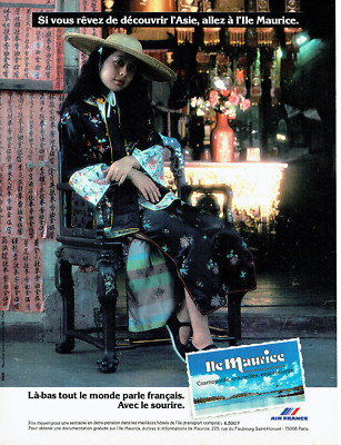 Advertising 097 1979 Air France Mauritius