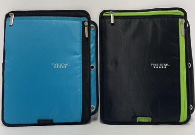 Mead Five Star Binder Ready Tablet Sleeve Blue Green Fits Most 10'' Tablets NWOT
