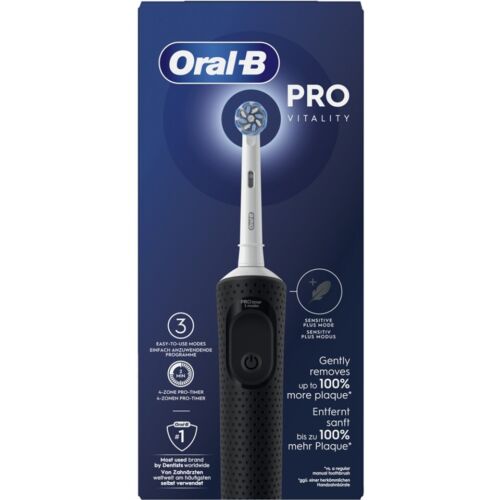Oral-B Vitality Pro Black Sensitive Spazzolino Elettrico Denti Ricaricabile