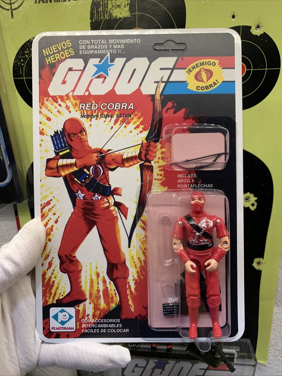 Gi Cobra Custom Red Cobra Satan Argentina Plastirama Mint Lot