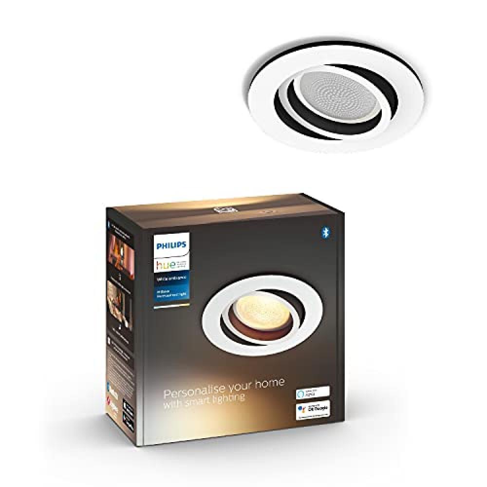 (TG. 1 Unit  (Confezione da 1)) Philips Hue White Ambiance Milliskin, Faretto ad