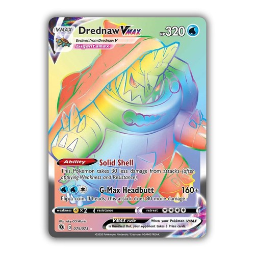 drednaw v pokemon card value Pokemon Champion's Path Set ULTRA RARE Drednaw V 014/073