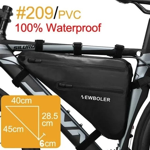 NEWBOLER Bicycle Bike Bag Large MTB Road Bike Frame Bag Triangle Bag Waterproof - Picture 6 of 6