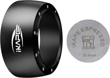 IKAPE Magnetic Dosing Funnel Set 53MM Espresso Dosing Ring V2 & Puck Screen Kit