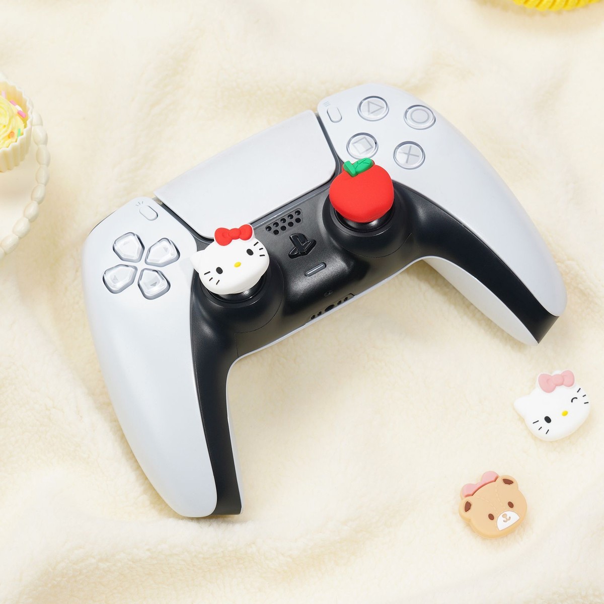GeekShare X Sanrio Thumb Grip Caps for PS5 PS4 SwitchPRO Controller 4PCS Kitty | eBay