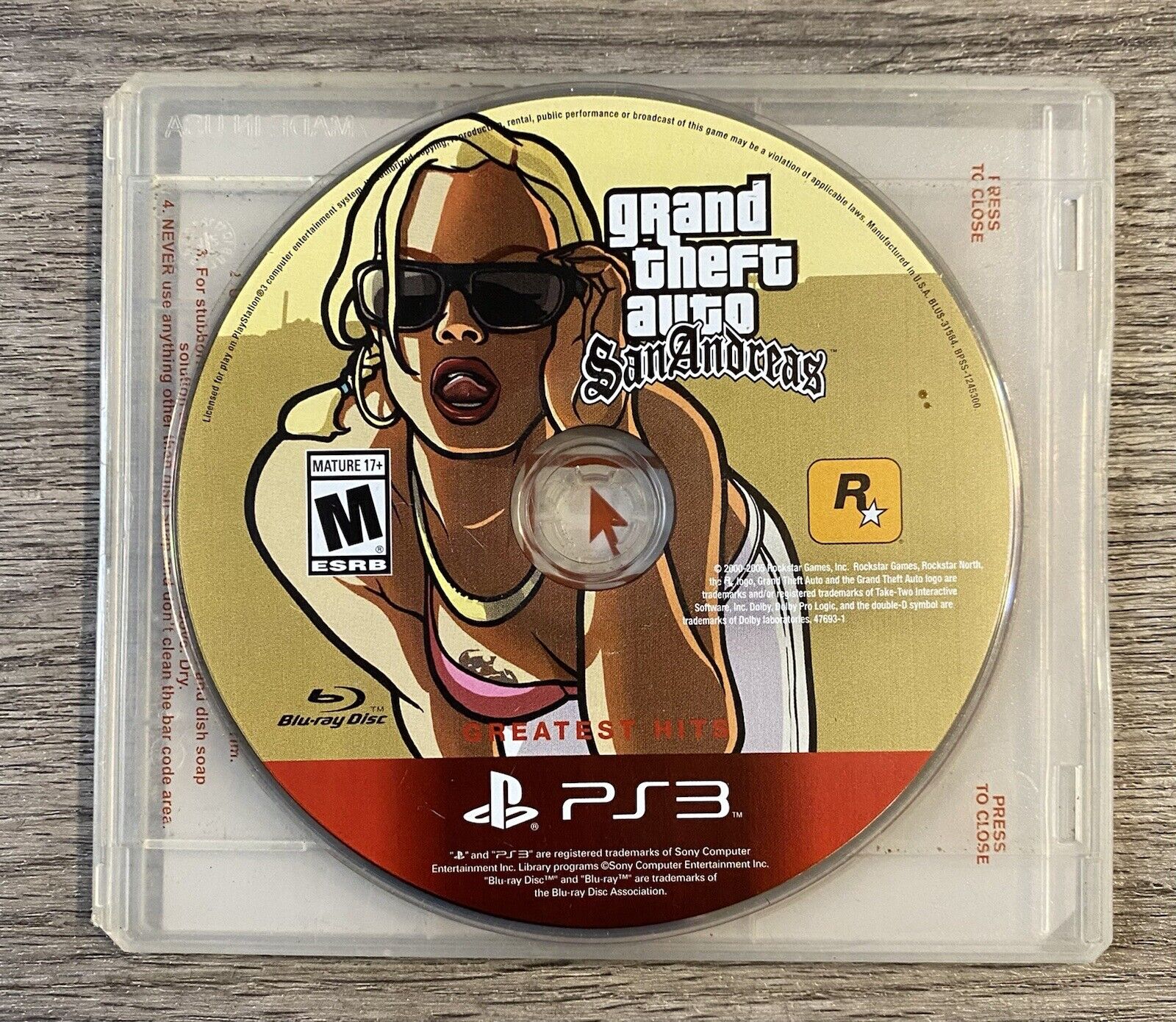 PS3 - GTA San Andreas - [PAL EU - NO NTSC] : Video Games 