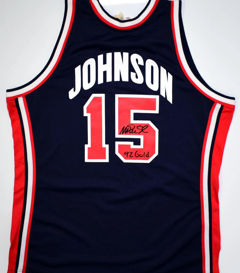 Magic johnson on sale usa jersey