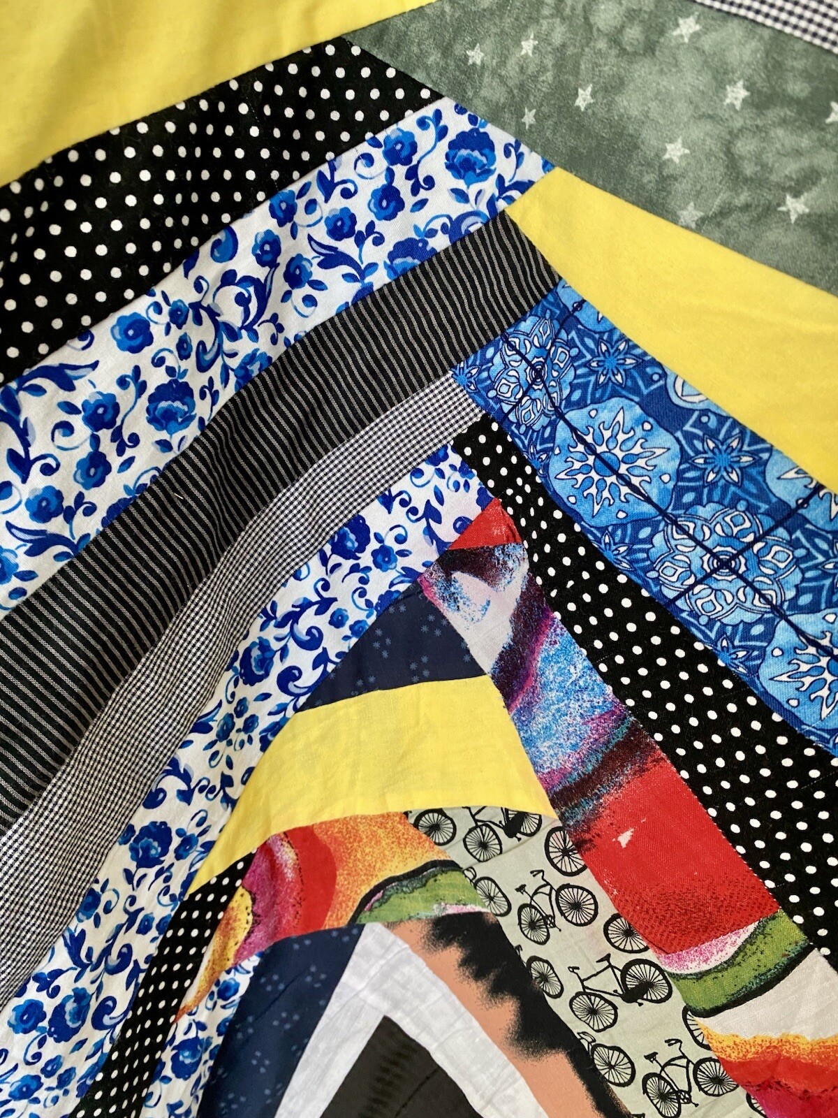 Patchwork Jacket Kimono Large Women’s Handmade Qu… - image 17