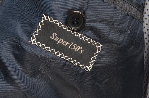 BRIONI "TRAIANO" Grey Bespoke 150's Wool Suit 3Btn Size EU 46S / UK, US 36S - Picture 13 of 20