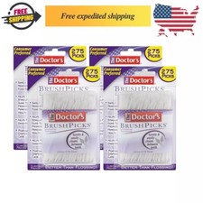 The Doctors BrushPicks Interdental Toothpicks 1100 Picks 4 Pack of 275 Picks