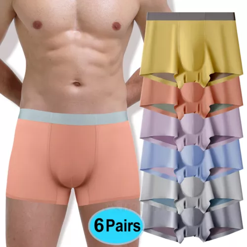 6 Pack Mens Underwear Boxer Briefs, Moisture-Wicking Breathable, Soft, Multipack - Picture 14 of 17