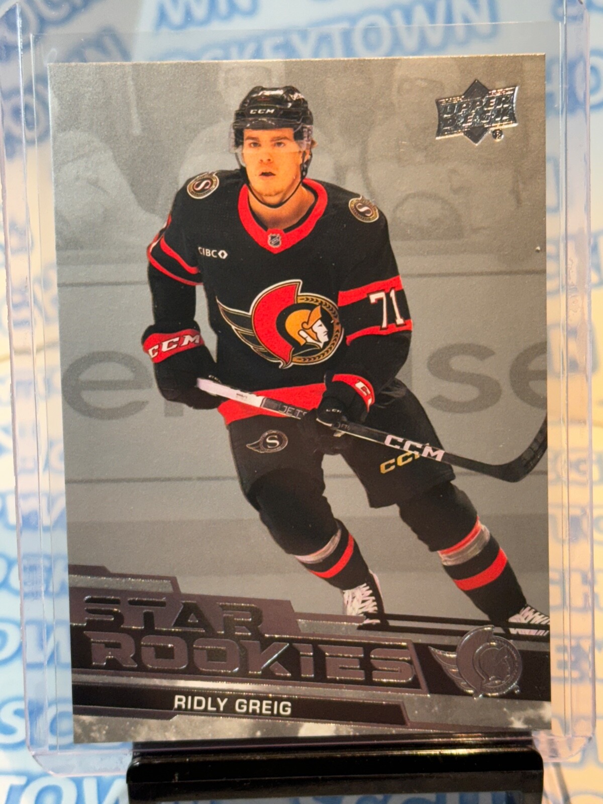 🔥2023-24 Upper Deck Star Rookies - Ridly Greig - #8 Ottawa Senators