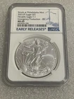 2021 P Silver American Eagle NGC MS69 Emergency Production Type 1 Early Releases